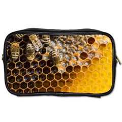 Honeycomb With Bees Toiletries Bag (two Sides) by Bedest