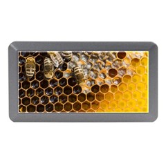 Honeycomb With Bees Memory Card Reader (mini) by Bedest