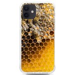 Honeycomb With Bees iPhone 12/12 Pro TPU UV Print Case Front