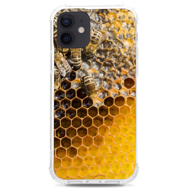 Honeycomb With Bees iPhone 12/12 Pro TPU UV Print Case