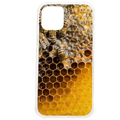 Honeycomb With Bees Iphone 12 Pro Max Tpu Uv Print Case by Bedest