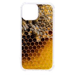 Honeycomb With Bees Iphone 13 Mini Tpu Uv Print Case by Bedest