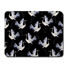 Crane Pattern Bird Animal Small Mousepad by Bedest