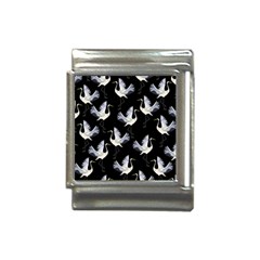 Crane Pattern Bird Animal Italian Charm (13mm) by Bedest