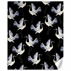 Crane Pattern Bird Animal Canvas 16  X 20  by Bedest