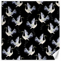 Crane Pattern Bird Animal Canvas 20  X 20  by Bedest