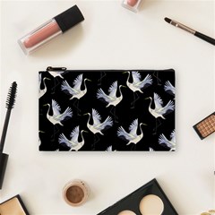 Crane Pattern Bird Animal Cosmetic Bag (small) by Bedest