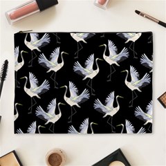 Crane Pattern Bird Animal Cosmetic Bag (xl) by Bedest