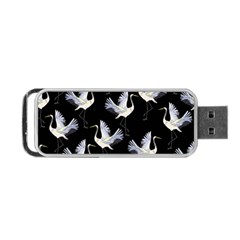 Crane Pattern Bird Animal Portable Usb Flash (two Sides) by Bedest