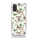 Seamless Pattern With Cute Sloths Samsung Galaxy S20 6.2 Inch TPU UV Case Front