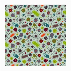 Seamless Pattern With Viruses Medium Glasses Cloth