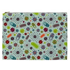 Seamless Pattern With Viruses Cosmetic Bag (xxl) by Bedest