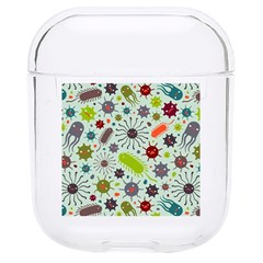 Seamless Pattern With Viruses Hard Pc Airpods 1/2 Case by Bedest