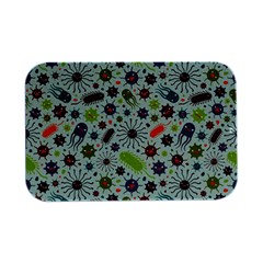 Seamless Pattern With Viruses Open Lid Metal Box (silver)   by Bedest