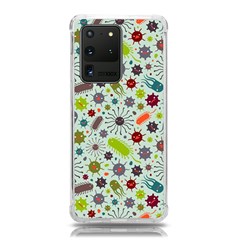 Seamless Pattern With Viruses Samsung Galaxy S20 Ultra 6 9 Inch Tpu Uv Case by Bedest