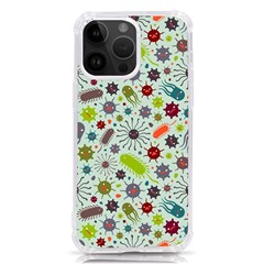 Seamless Pattern With Viruses Iphone 14 Pro Max Tpu Uv Print Case by Bedest