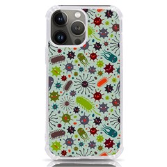 Seamless Pattern With Viruses Iphone 13 Pro Max Tpu Uv Print Case by Bedest