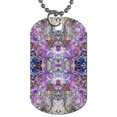 Abstract Pebbles Iv Dog Tag (two Sides) by kaleidomarblingart