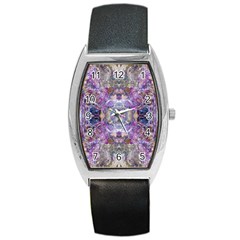 Abstract Pebbles Iv Barrel Style Metal Watch by kaleidomarblingart