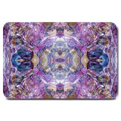 Abstract Pebbles Iv Large Doormat by kaleidomarblingart