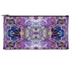 Abstract Pebbles Iv Pencil Case by kaleidomarblingart