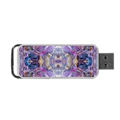 Abstract Pebbles Iv Portable Usb Flash (two Sides) by kaleidomarblingart