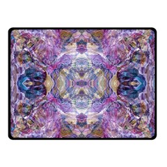 Abstract Pebbles Iv Two Sides Fleece Blanket (small) by kaleidomarblingart