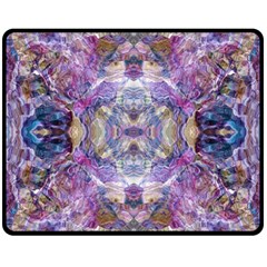 Abstract Pebbles Iv Two Sides Fleece Blanket (medium) by kaleidomarblingart