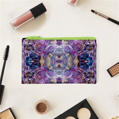 Abstract Pebbles Iv Cosmetic Bag (xs) by kaleidomarblingart