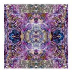 Abstract Pebbles Iv Banner And Sign 4  X 4  by kaleidomarblingart