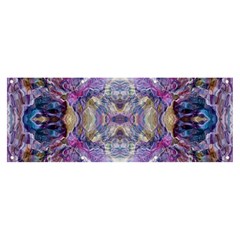 Abstract Pebbles Iv Banner And Sign 8  X 3  by kaleidomarblingart