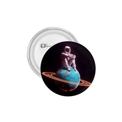 Stuck On Saturn Astronaut Planet Space 1 75  Buttons by Cendanart