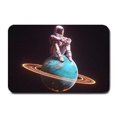 Stuck On Saturn Astronaut Planet Space Plate Mats by Cendanart