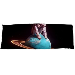 Stuck On Saturn Astronaut Planet Space Body Pillow Case Dakimakura (two Sides) by Cendanart