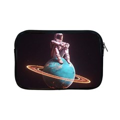 Stuck On Saturn Astronaut Planet Space Apple Ipad Mini Zipper Cases by Cendanart