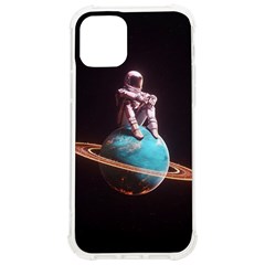 Stuck On Saturn Astronaut Planet Space Iphone 12/12 Pro Tpu Uv Print Case by Cendanart