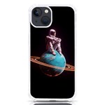 Stuck On Saturn Astronaut Planet Space iPhone 13 TPU UV Print Case Front