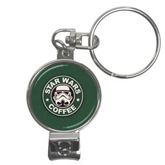 Stormtrooper Coffee Nail Clippers Key Chain by Cendanart