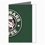 Stormtrooper Coffee Greeting Cards (Pkg of 8) Left