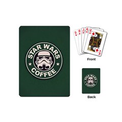 Stormtrooper Coffee Playing Cards Single Design (mini) by Cendanart