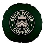 Stormtrooper Coffee Large 18  Premium Round Cushions Front