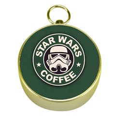 Stormtrooper Coffee Gold Compasses by Cendanart