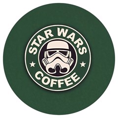 Stormtrooper Coffee Round Trivet by Cendanart