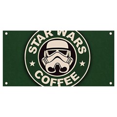 Stormtrooper Coffee Banner And Sign 4  X 2  by Cendanart