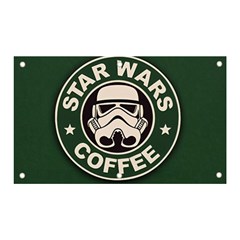 Stormtrooper Coffee Banner And Sign 5  X 3  by Cendanart