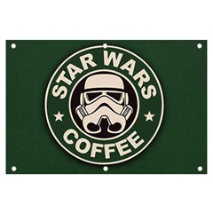 Stormtrooper Coffee Banner And Sign 6  X 4  by Cendanart