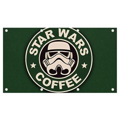 Stormtrooper Coffee Banner And Sign 7  X 4  by Cendanart