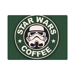 Stormtrooper Coffee Premium Plush Fleece Blanket (mini) by Cendanart