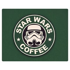 Stormtrooper Coffee Premium Plush Fleece Blanket (medium) by Cendanart