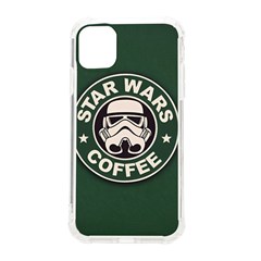 Stormtrooper Coffee Iphone 11 Tpu Uv Print Case by Cendanart